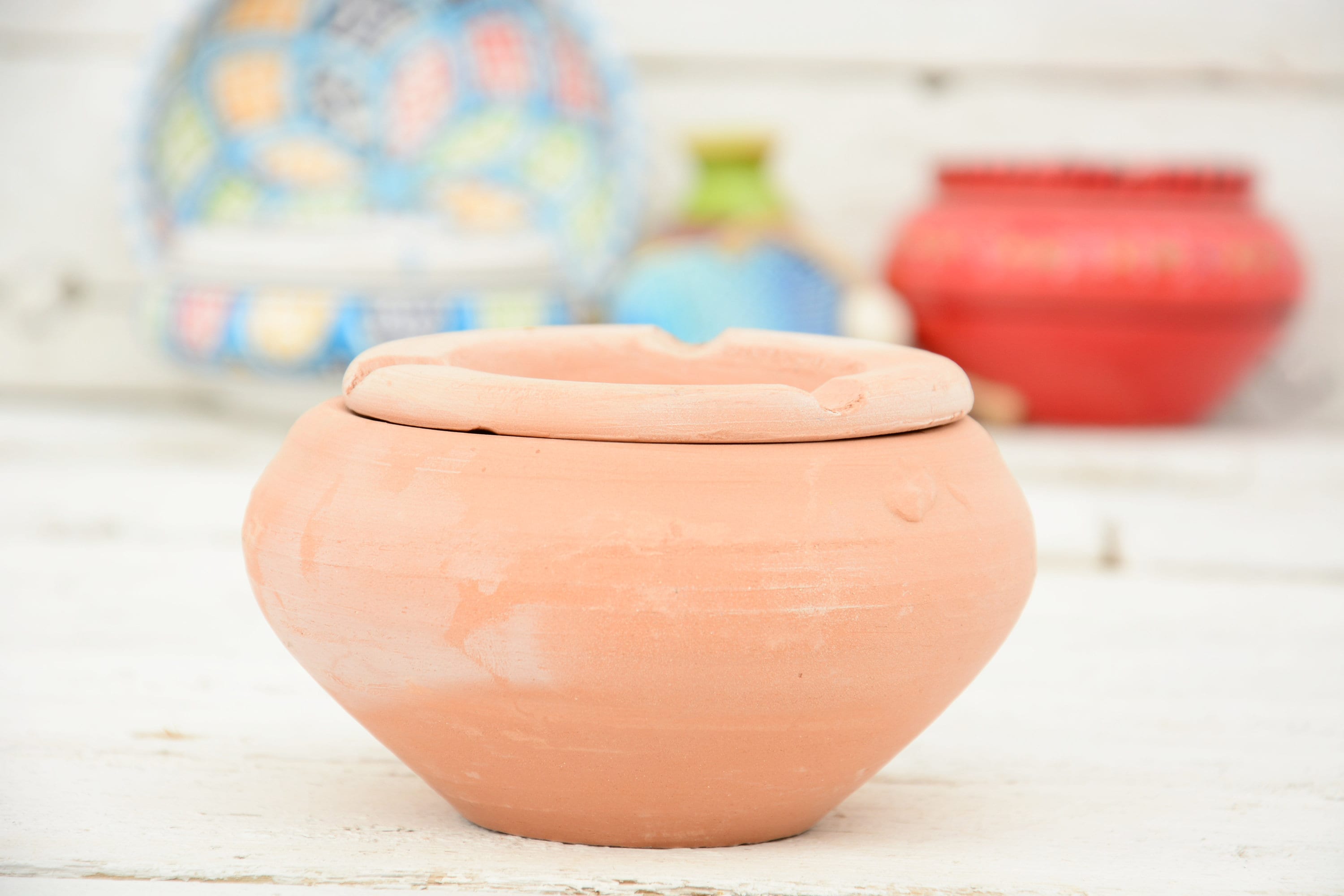 灰皿　骨董品 France ヴィンテージ灰皿・fuel TOTAL Luneville/ aa0123 | Petit