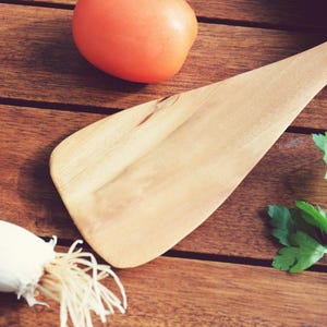 Handmade Eucalyptus Wood Spatula: Kitchen Cooking Utensil