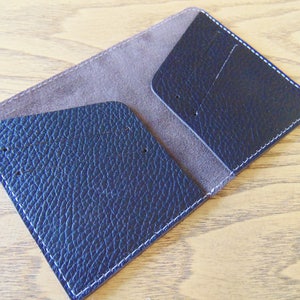 Billetera de cuero, Billetera de cuero negra, Billetera de cuero para hombre, Regalo para papá, Billetera de cuero para tarjetas de crédito, Billetera de cuero delgada minimalista