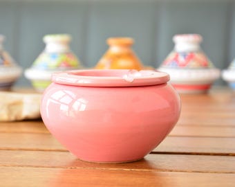 Portacenere In Ceramica Fatto A Mano Marrakech – Decorazione Orientale Rosa E Argento, 11x9 Cm - 5