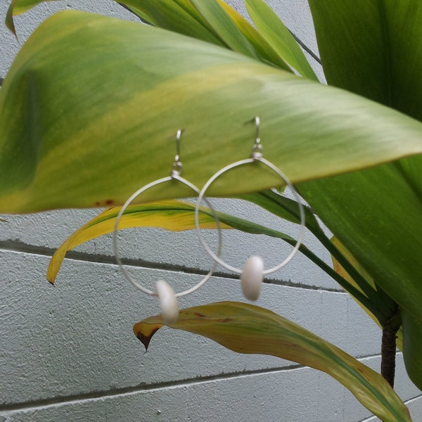 Puka shell earrings