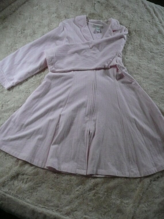 Vintage Eileen West Pink Flare Mid Length Robe Si