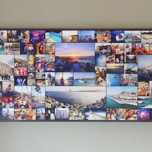 Foto Collage Leinwanddruck - Individuell angefertigt - Sehr Groß Extra Groß - Premium Handgefertigt in Großbritannien