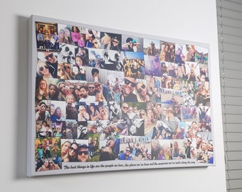 Photo Collage made from your photos printed on Canvas - Exceptional Quality