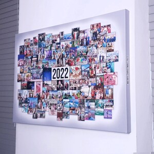 Photo collage designed from your photos and printed on Premium Canvas or Paper Personalised Service Elite Quality image 6