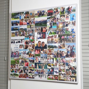 Photo collage designed from your photos and printed on Premium Canvas or Paper Personalised Service Elite Quality image 8