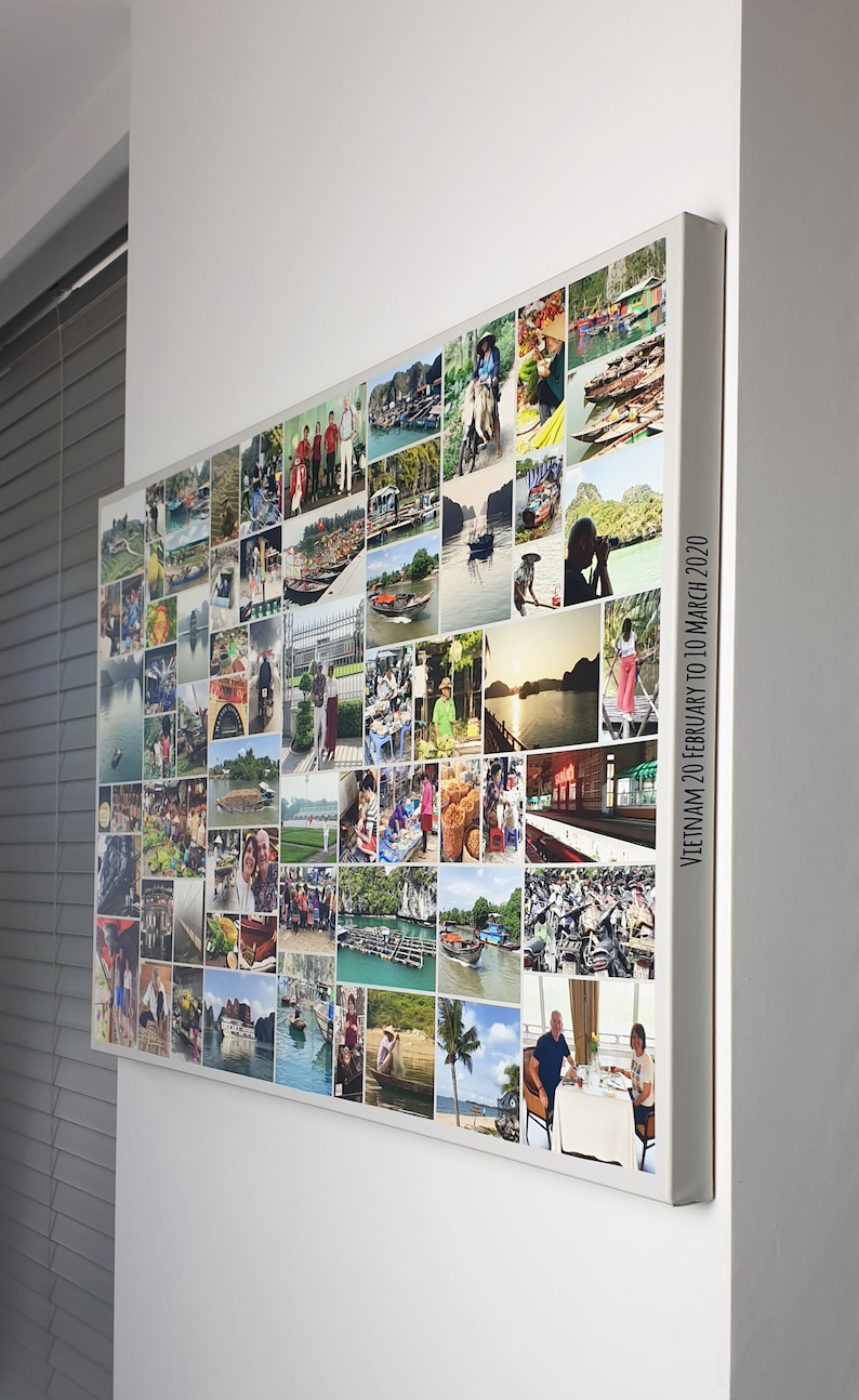 Photo Album Collage Canvas Alternative Custom Designed Etsy