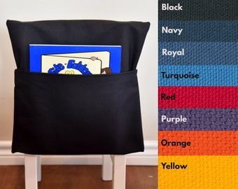 10 Small Chair Pockets, Available in Many Colors, Any Quantity