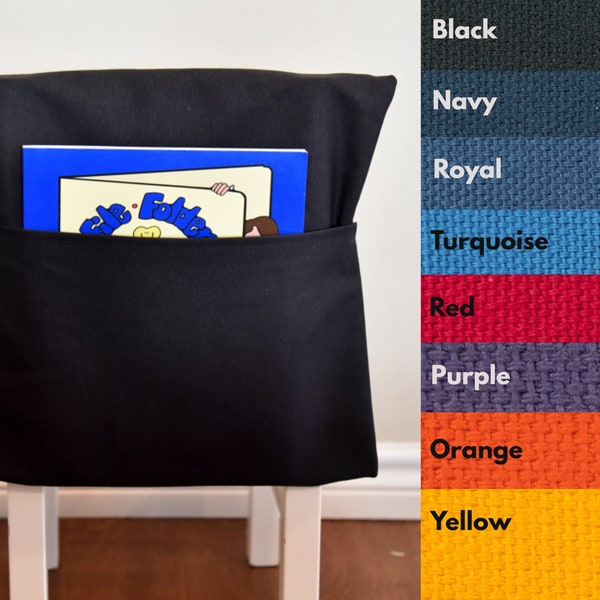 1 Large Chair Pocket, Available in Many Colors, Any Quantity