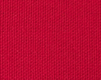 Red 8oz Duck Cloth Canvas Fabric