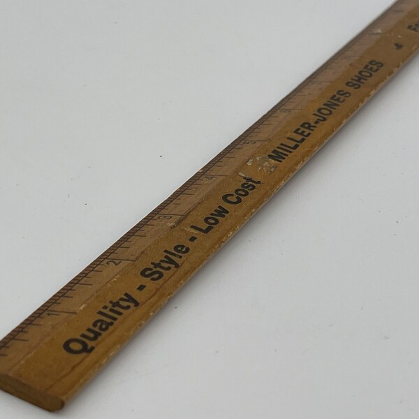 Vintage Wooden Ruler Etsy