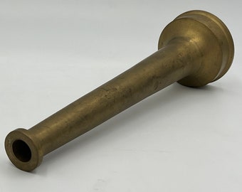 Antique Brass Fire Hose Nozzle