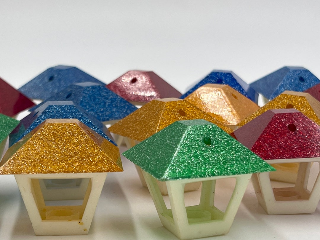 20 Vintage Christmas Light Covers MCM String Light Covers Etsy