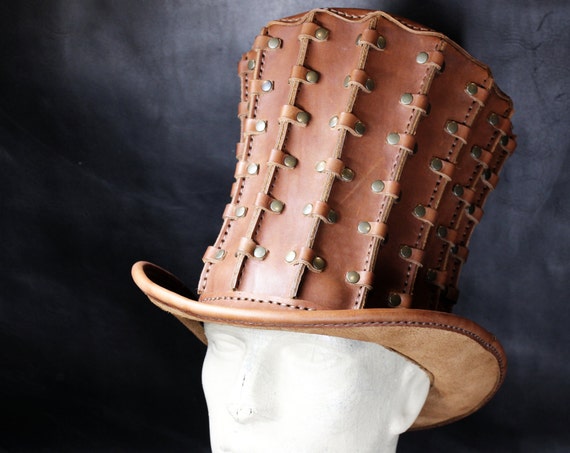 Steampunk Hat - steampunk leather patterns and accessories