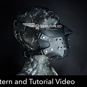 Steampunk Mask Pattern - DIY Mask - Pdf Download - Video Tutorial