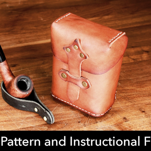 Pouch Pattern - Leather DIY - Pdf Download - Ammo Pouch