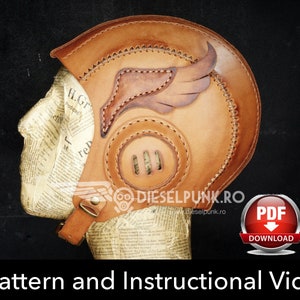 Aviator Cap Pattern: Leather Cosplay Sewing (Instant PDF Download)