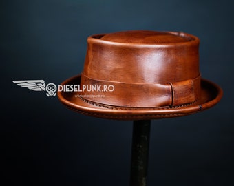 leather pork pie hat shop