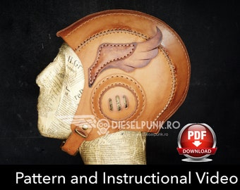 Aviator Cap Pattern: Leather Cosplay Sewing (Instant PDF Download)