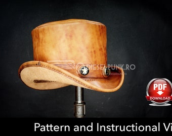 top hat pattern diy pattern pdf download uncle sam hat etsy