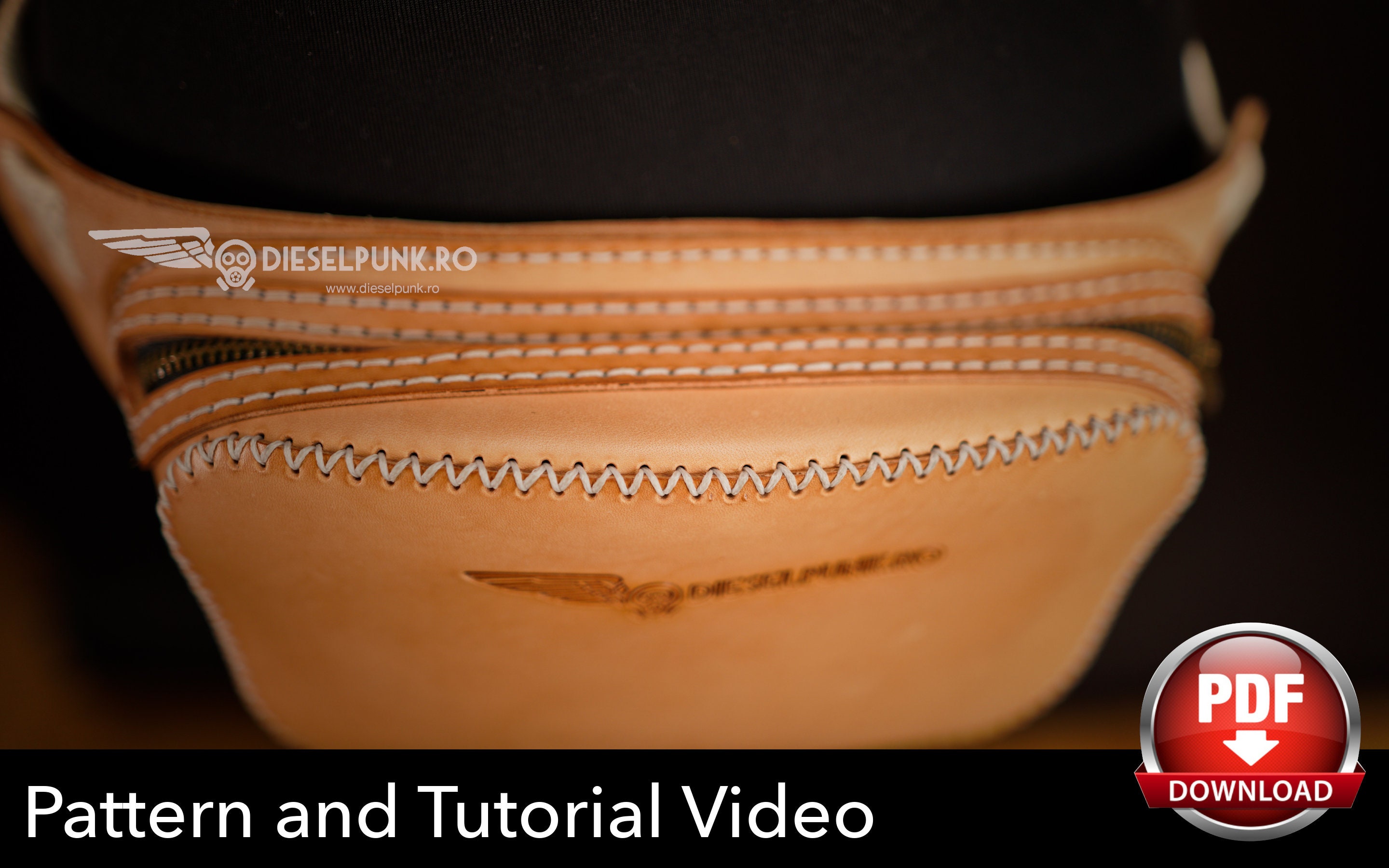 Fanny Pack/ Belt Bag Pattern – Leather Bag Pattern