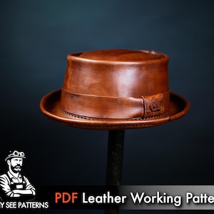 Pork Pie Hut Schnittmuster (PDF Download mit Video Anleitung)