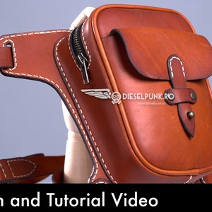 Hip Bag Sewing Pattern: Leather DIY PDF (with Video Tutorial) - Etsy
