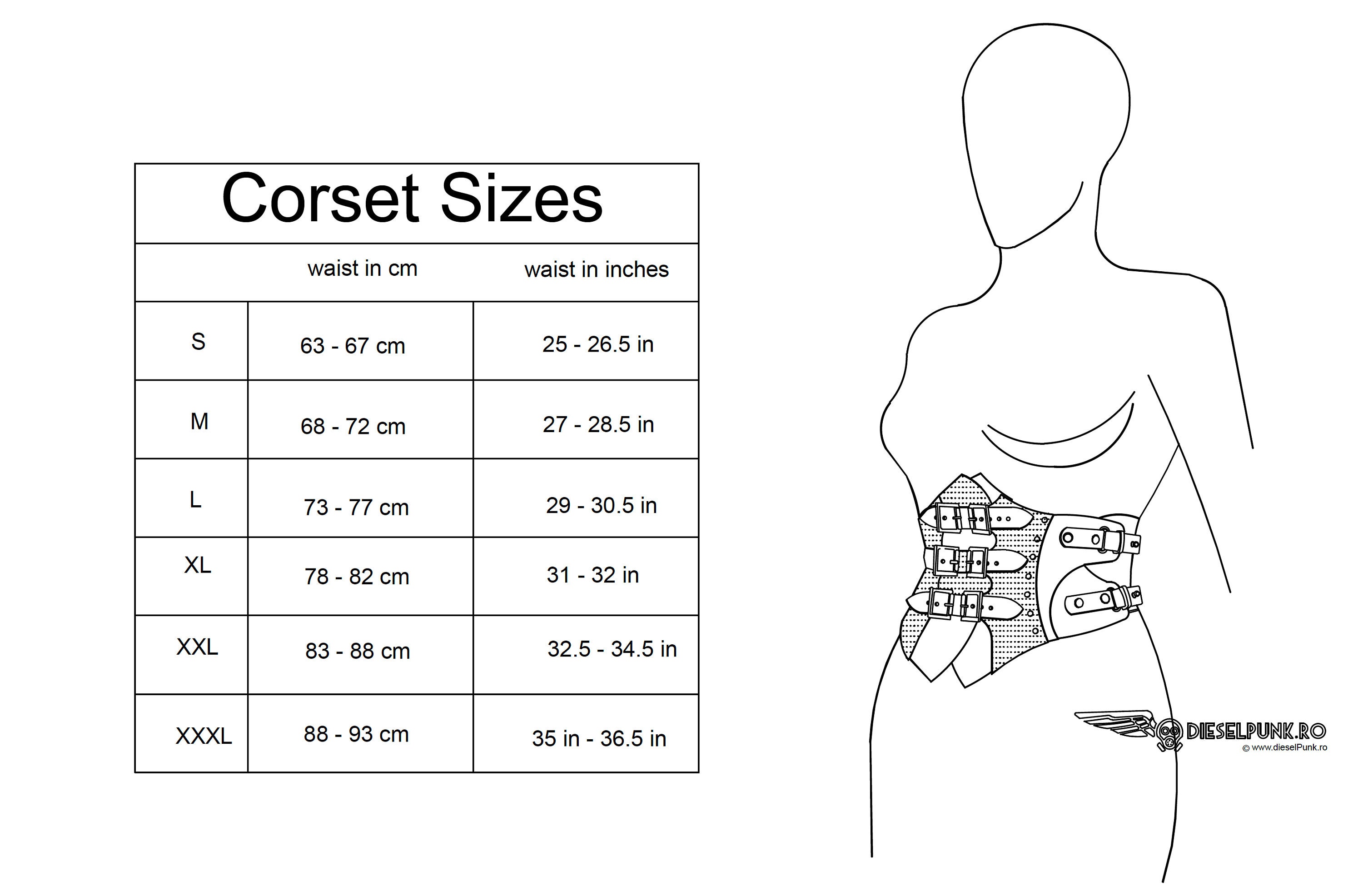 Corset Pattern Printable - Printable Templates