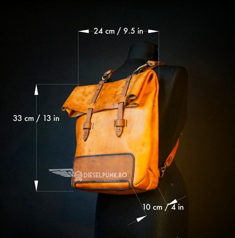 Backpack Pattern Leather DIY Pdf Download Video Tutorial Etsy