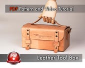 Leather Mini Tool Bag Pattern DIY (PDF Download with Video Guide)