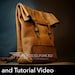 Backpack Pattern - Leather DIY - Pdf Download - Video Tutorial