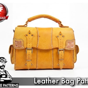 Witchdoctor Bag Pattern: Leather Template (PDF) with Video Tutorial