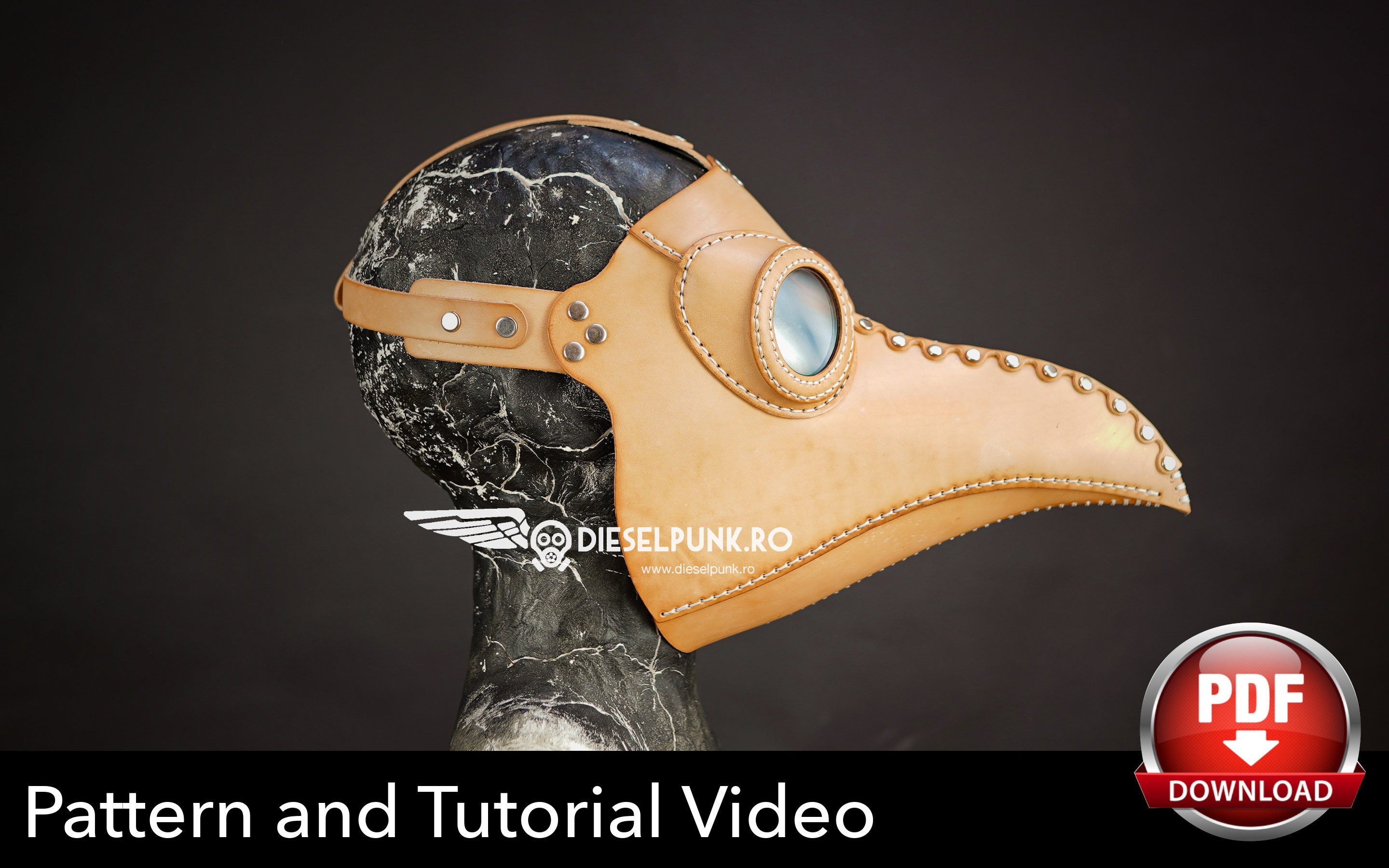 plague-doctor-mask-pattern-diy-pattern-pdf-download-video-tutorial