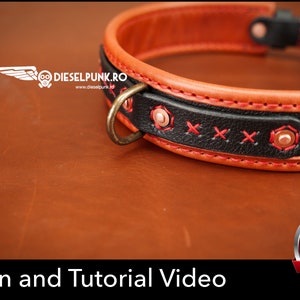 4 Leather Pattern Set - Card Wallet Pattern - Dog Collar Pattern - Pin Cushion Pattern - Bracelet Pattern - PDF downloads