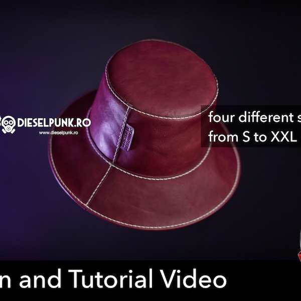 Bucket Hat PATTERN - Fishing Hat - Beanie Hat Pattern - Video Tutorial