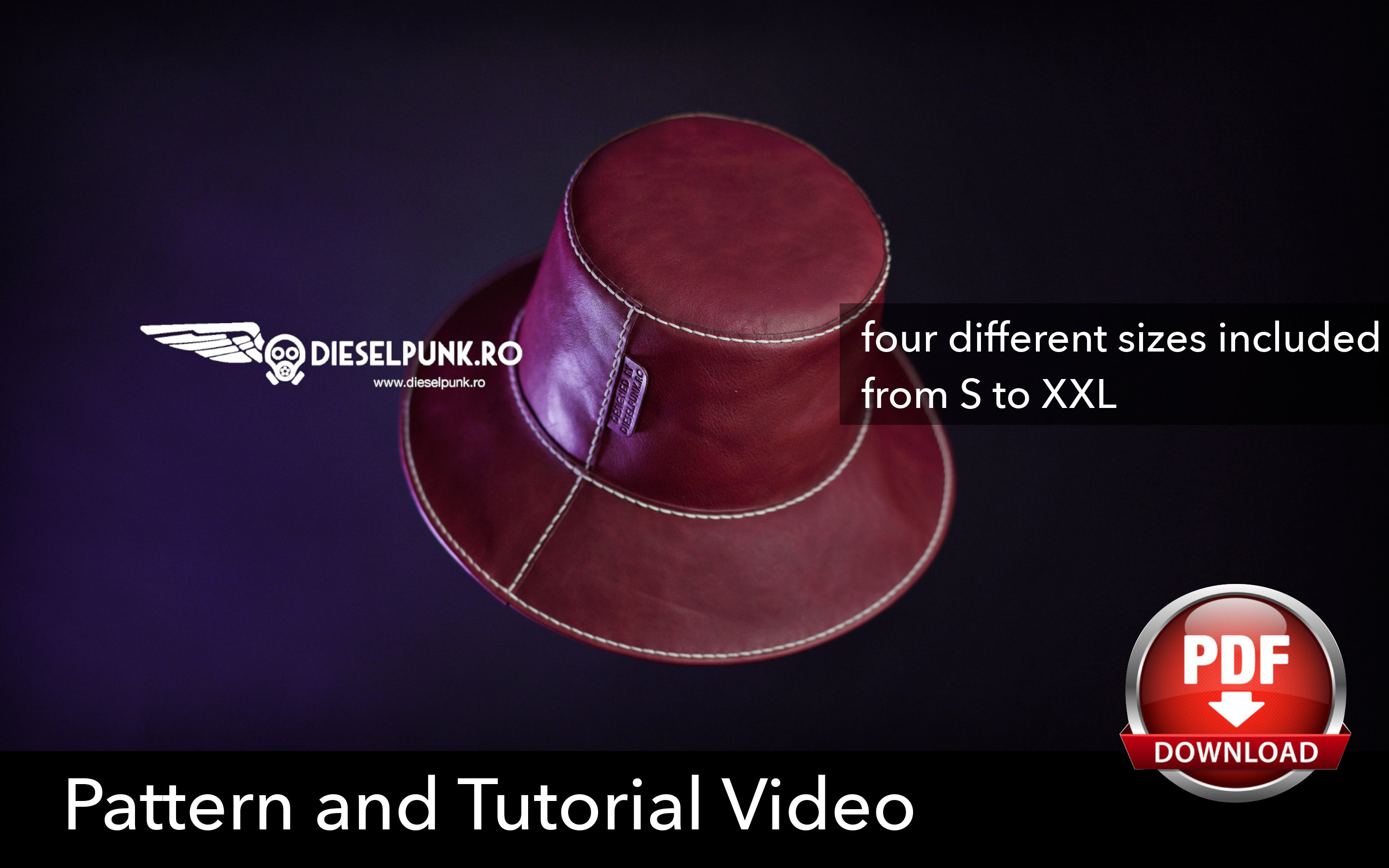 Bucket Hat PATTERN - Fishing Hat - Beanie Hat Pattern - Video Tutorial