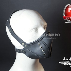Patrón de máscara Steampunk - Máscara DIY - Descarga PDF - Videotutorial