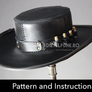 Plague Doctor Hat PATTERN - DIY Hat - Pdf Download