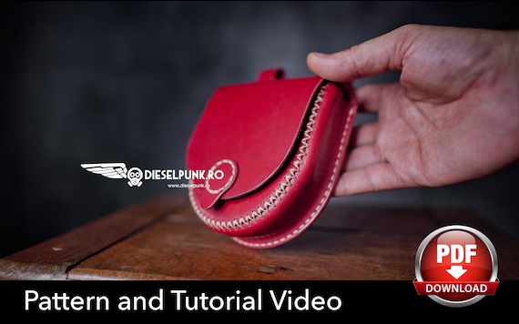 Ladies Purse and Pouch Pattern - Pdf Download and Video Tutorial