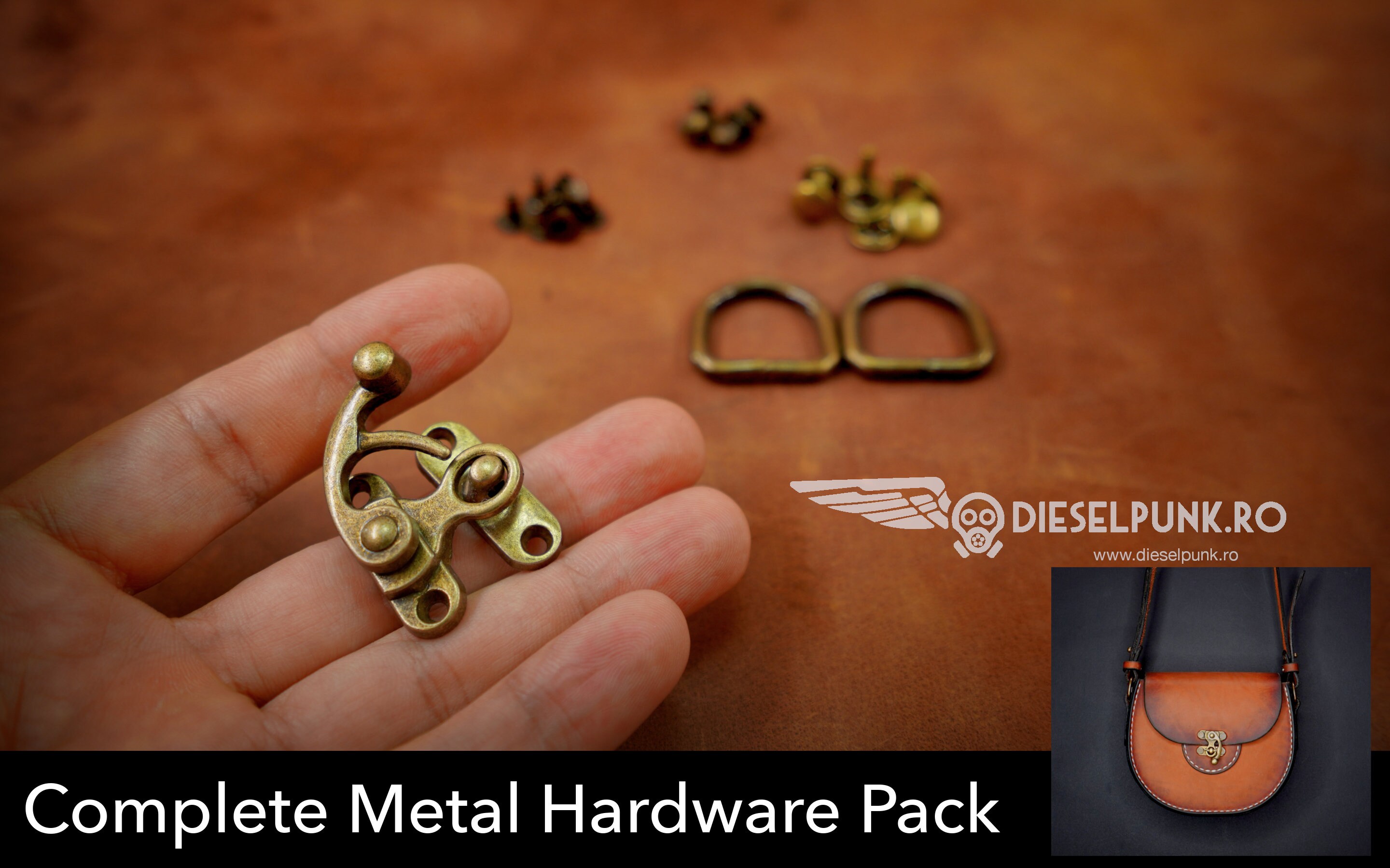 Leather Bag Hardware Set