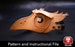 Bird Mask Pattern - Halloween Mask Pattern -  DIY Leather - Video Tutorial 