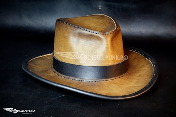 Leather Hat Pattern - DIY Pattern - Hat DIY - Pdf Download - Hat Leather Template - Leather Hat template