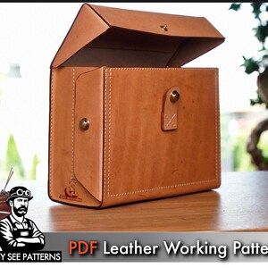 Leather Tool Bag Pattern: DIY Roll-Up Toolbox (Instant PDF) image 10