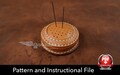 Pin Cushion Pattern - Leather DIY - Pdf Download  - Instructional File