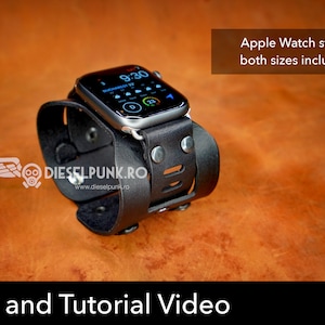 Zelfgemaakt Apple Watch-bandje - pdf-download - leren patroon