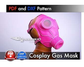 Cosplay Gas Mask Pattern DIY (PDF Download with Video Tutorial)