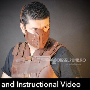 Steampunk Mask Pattern - DIY Mask - Pdf Download