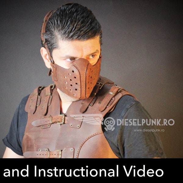 Steampunk Mask Pattern - DIY Mask - Pdf Download