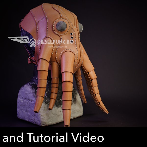 Modèle de masque de Cthulhu - Modèle DIY - Téléchargement pdf - Tutoriel vidéo