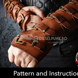 Bracers Pattern - Cosplay DIY - Pdf Download - Video Tutorial